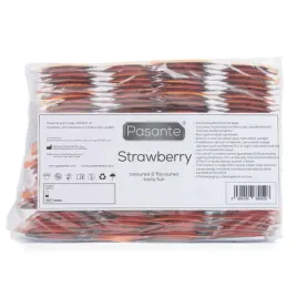 pasante-strawberry-crush-condoms-bulk-packs-144-psc