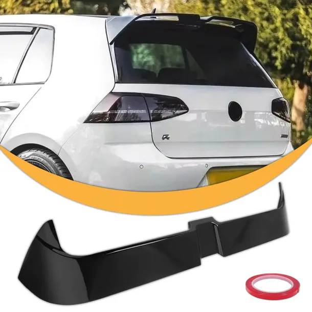 Spoiler Golf 7 7,5 GTI GTD R Oettinger Czarny Połysk Lotka MK7 Daszek VII