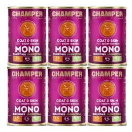 mokra-karma-dla-psa-champer-coatandskin-monobialkowa-jagniecina-6x400g
