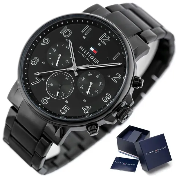 ZEGAREK MĘSKI TOMMY HILFIGER 1710383 DANIEL + BOX + GRAWER
