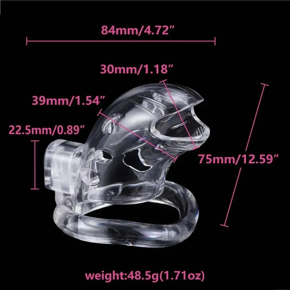 pas-cnoty-shark-cage-chastity-cage-clear-brutus