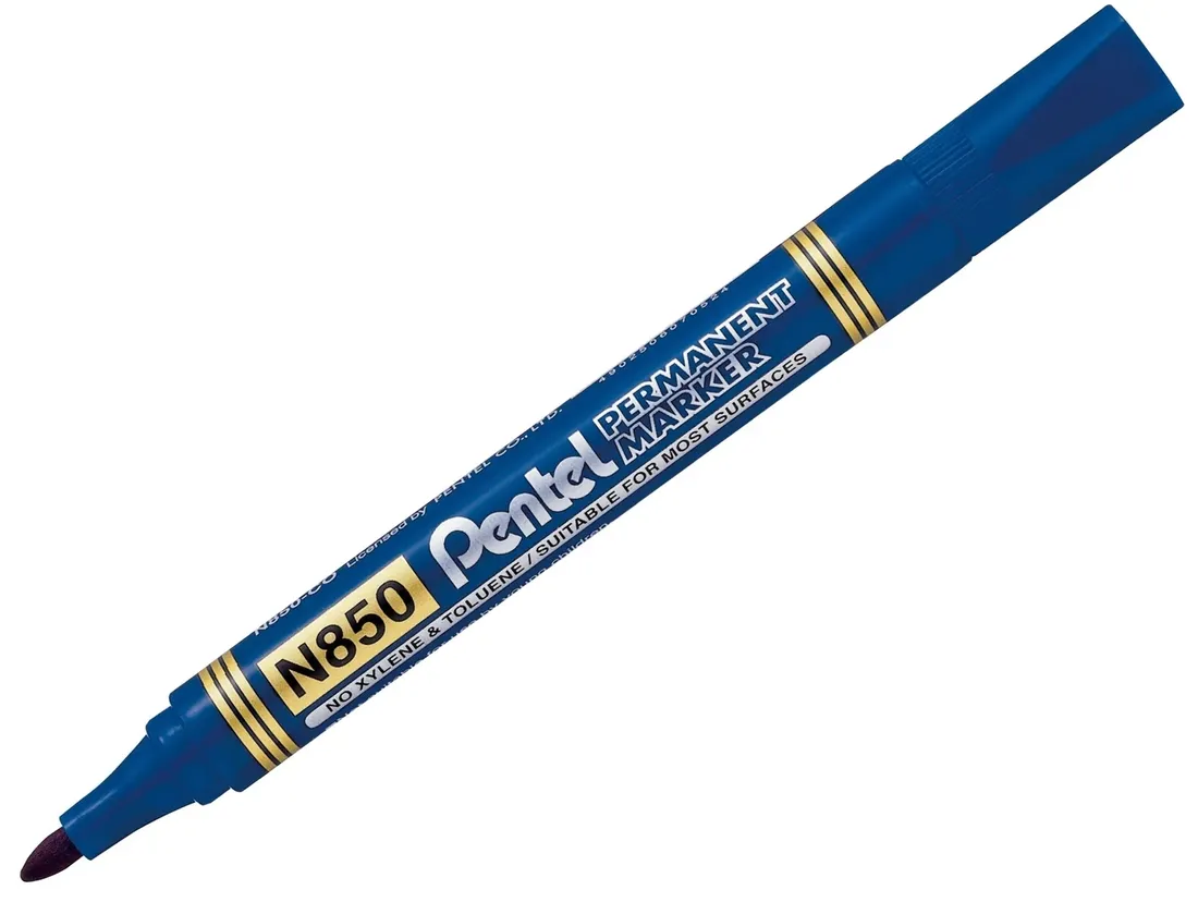marker-permanentny-pentel-n850-okragly-niebieski