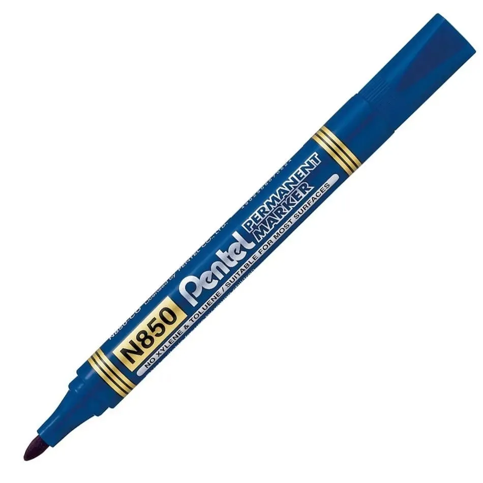 marker-permanentny-pentel-n850-okragly-niebieski