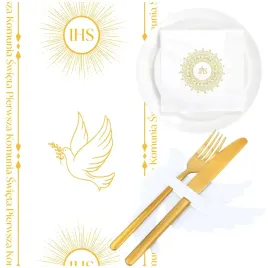 komunia-dekoracje-komunijne-zestaw-bieznik-komunijny-serwetki-ozdoby-stolu