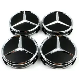 dekielek-kapsel-zanczek-mercedes-75-mm-mercedes-benz-75mm-czarny-mat-4szt