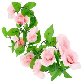 kwiaty-sztuczne-roze-na-stroik-kwiaty-wiszace-ozdoba-girlanda-235m-roza