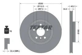 tarcze-klocki-textar-p-t-bmw-1-f40-2019-2-grancoupe-f44-2019-330-300mm