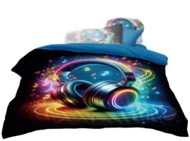 posciel-160x200-3d-sluchawki-muzyka-gaming-3cz-kolorowa-bawelna-satynowa
