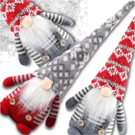 krasnale-skrzaty-swiateczne-para-skrzat-duzy-ozdoba-swiateczna-prezent-2szt