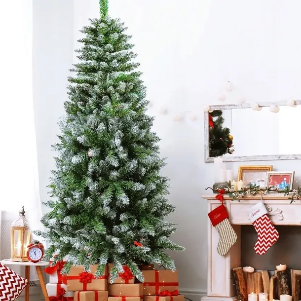 choinka-sztuczna-na-pniu-diamentowa-gesta-jak-zywa-premium-osniezona-180-cm-stan-nowy-rodzaj-choinki-sztuczna