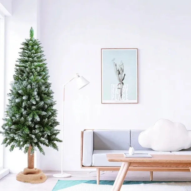 choinka-sztuczna-na-pniu-diamentowa-gesta-jak-zywa-premium-osniezona-180-cm-stan-nowy-kolor-zielony