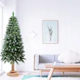 choinka-sztuczna-na-pniu-diamentowa-gesta-jak-zywa-premium-osniezona-180-cm-stan-nowy-kolor-zielony