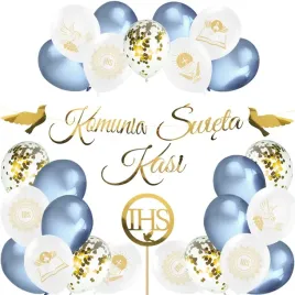 balony-komunia-zestaw-balonow-baner-z-imieniem-topper-na-tort-komunijne