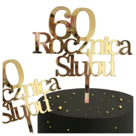 60-rocznica-slubu-topper-na-tort-dekoracja-prezent-toper-piker-zloty-ozdoba