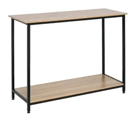 regal-industrialny-loft-biurowy-drewniany-konsola-stolik-2-polki-czarny-dab