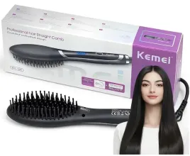 szczotka-prostujaca-do-wlosow-kemei-km-1320-led-regulacja-temperatury-230c