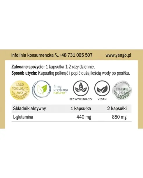 yango-l-glutamina-90-kaps-pojemnosc-60-ml