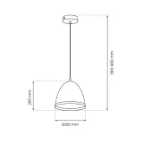 lampa-wiszaca-studio-bialy-1xe27-liczba-punktow-swiatla-1