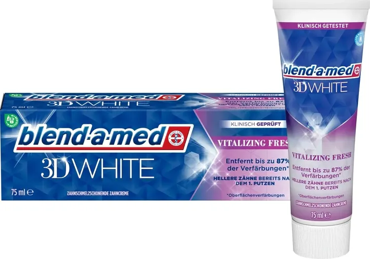 Blend-a-med 3D WHITE VITALIZING FRESH pasta do zębów 75 ml NIEMIECKA