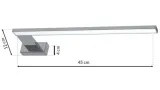 kinkiet-shine-chrome-45cm-11w-led-kolekcja-shine