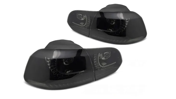 LAMPY TYLNE DIODOWE VW GOLF 6 08-13 SMOKE LED BAR DTS HB