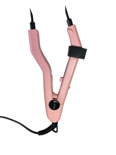 ZGRZEWARKA DO ZAŁOŻENIA PRZEDŁUŻANIA WŁOSÓW KERATYNOWA TYP C RÓŻOWA