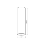 genesis-spot-gold-1xgu10-20cm-dlugosc-wysokosc-150-cm