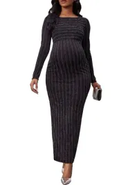 shein-sukienka-damska-ciazowa-czarna-46-loo