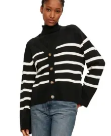 pieces-czarny-sweter-damski-w-paski-z-guzikami-v-dekolt-m-xqa