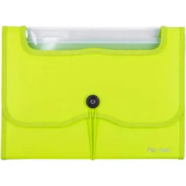 teczka-harmonijkowa-z-gumka-13-przegrodek-okno-pvc-rio-zielona-38128-green