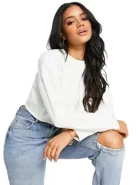 missguided-bluzka-damska-klasyczna-ecru-38-rnc