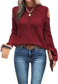 shein-sweter-bordowy-damski-na-co-dzien-38-lob
