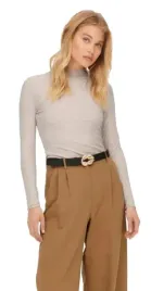 only-bluzka-bezowa-damska-prazkowana-ze-stojka-xl-j7a