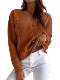 shein-sweter-damski-brazowy-dopasowany-38-lrf