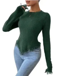 shein-sweter-damski-zielony-asymetryczny-36-lrm