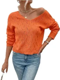 shein-sweter-damski-pomaranczowy-guziki-34-lol