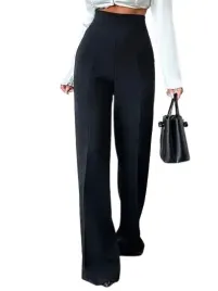 shein-czarne-spodnie-damskie-eleganckie-proste-36-lyb