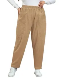 shein-spodnie-damskie-plus-size-bezowe-46-ljl