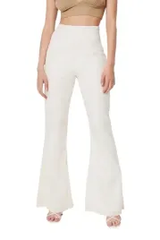 nasty-gal-spodnie-damskie-zolte-proste-38-yfc