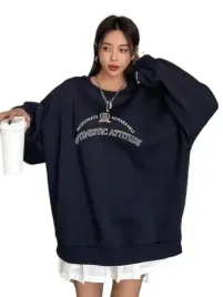 bluza-damska-granatowa-z-nadrukiem-casual-m-loq