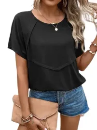emery-rose-t-shirt-damski-czarny-casual-xs-lhg