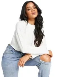 missguided-bluza-damska-krotka-gladka-38-dux