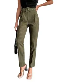 spodnie-damskie-zielone-w-paski-eleganckie-36-lru