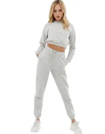 bluza-damska-szara-bez-kaptura-krotka-38-uly