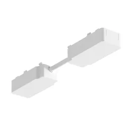 slim-magnetic-track-bialy-lacznik-podwojny-z-kablem-krotkim