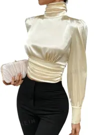 shein-bluzka-damska-zolta-satynowa-38-lwt