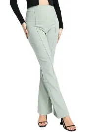 shein-spodnie-damskie-zielone-eleganckie-proste-36-m4n