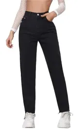 shein-spodnie-jeansowe-damskie-czarne-proste-36-vuj