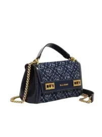 torebka-mala-kuferek-granatowy-wzor-klasyk-lwg