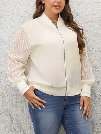 shein-plus-size-bluza-damska-ecru-prosta-46-lrb-stan-nowy